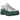 Nike P-6000 Premium Vast Grey Fir baskets vue angulaire avec détails en cuir argenté, empeigne en mesh et semelle extérieure robuste.