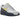 Nike Air Max 90 Neutral Grey Tour Yellow baskets vue latérale avec nuances de gris, détails jaunes aux lacets et l'unité Air emblématique au talon