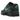 Nike Air Max 90 Black Clear Jade baskets vue latérale avec empeigne noire, détails verts, unité Air visible au talon et semelle classique