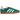 adidas Gazelle Collegiate Green Burgundy baskets de profil avec tige en suède vert, détails blancs et semelle extérieure en gomme