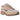 Baskets Nike P-6000 SE Fossil Stone Hemp Pink Oxford Ironstone vue latérale avec empeigne superposée dans des tons beige, détails roses et semelle intermédiaire blanche