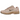 Nike P-6000 SE Fossil Stone Hemp Pink Oxford Ironstone baskets vue latérale avec empeigne beige, swoosh rose et semelle détaillée.