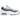 Nike Air Max 95 OG Diffused Blue baskets en vue angulaire avec unité Air visible, couches dégradées bleues et lacets blancs contrastants