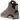 Air Jordan 6 Retro A Ma Maniére Smokey Mauve baskets vue en angle avec empeigne en daim marron, unité Air visible et détails noirs sur les lacets.