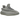 Yeezy Boost 350 V2 Steel Grey baskets en vue inclinée présentant l'empeigne en maille grise iconique, des détails semi-translucides et la semelle Boost.