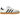Adidas Samba OG White Night Indigo Gum baskets vue latérale avec empeigne en cuir blanc, bandes bleu marine et semelle en gomme classique