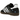 Adidas Samba Light Blue Floral Core Black baskets vue latérale avec motif floral bleu clair, empiècements en daim noir et trois bandes noires
