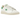 Adidas Stan Smith Sporty And Rich White Green baskets en vue angulaire, présentant un cuir blanc, un talon vert et des détails verts sur la languette