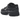 Nike P-6000 Off Noir Silver baskets vue latérale avec mesh noir, détails en cuir argenté et semelle intermédiaire blanche à plusieurs couches