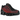 Nike Shox TL Black University Red Gradient baskets vue latérale avec empeigne noire, détail dégradé rouge et la semelle emblématique à pistons Shox