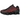 Nike Shox TL Black University Red Gradient baskets vue latérale avec ses colonnes Shox emblématiques, une empeigne en mesh noir et des accents rouges
