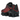 Nike Shox TL Black University Red Gradient baskets vue latérale avec empeigne noire, dégradé rouge et colonnes d'amorti Shox caractéristiques.