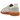Adidas Handball Spezial Wonder Silver baskets en vue inclinée avec tige en daim argenté clair et trois bandes emblématiques contrastées
