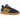 Adidas Handball Spezial Night Indigo Yellow baskets en vue latérale avec une empeigne en daim bleu nuit contrastée par des bandes et semelle jaunes