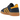 Adidas Handball Spezial Night Indigo Yellow baskets vue latérale avec empeigne en daim bleu marine, bandes en cuir jaune et semelle en gomme