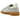 Adidas Handball Spezial Grey Cream White baskets en vue angulaire avec empeigne en daim gris, bandes en cuir blanc et semelle gomme