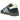 Baskets Adidas Handball Spezial Night Indigo vue latérale avec tige en daim bleu nuit, trois bandes blanches rayures et semelle en gomme