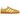 Baskets Adidas Handball Spezial Preloved Yellow vue latérale avec empeigne en daim jaune, trois bandes classiques et semelle en gomme marron