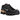 Nike Shox TL Black Varsity Maize baskets en vue angulaire avec tige en mesh noir, amorti Shox emblématique jaune et détails swoosh jaunes