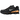 Nike Shox TL Black Varsity Maize baskets vue angulaire avec tige en mesh noir, colonnes Shox emblématiques et détails jaune vif sur le côté