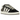 Adidas Campus 00s Charcoal Black White baskets en vue laterale avec une tige en suede noir et des details blancs