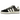 Adidas Campus 00s Charcoal Black White baskets en vue latérale avec empeigne en daim gris, bandes Adidas blanches et lacets épais blancs
