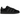 Adidas Campus 00s Core Black White baskets de profil avec une tige en suède noir, des bandes blanches et une semelle plate