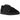 Adidas Campus 00s Core Black White baskets vue de profil avec tige en daim noir, trois bandes blanches, lacets épais et semelle en gomme épaisse.
