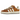 Baskets Adidas Campus 00s Mesa vue latérale avec une tige en daim marron, des lacets larges blancs et les trois bandes blanches emblématiques.