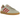 Adidas Handball Spezial Putty Grey Team Victory Red Wonder Beige baskets vue latérale. Tige en suède gris, bandes rouges et semelle blanche.