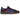 Adidas Handball Spezial Night Red Blue baskets vue latérale classique avec empeigne en daim rouge foncé, bandes bleues et semelle en gomme