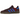 Adidas Handball Spezial Night Red Blue baskets en vue latérale, avec tige en daim rouge, bandes en cuir bleu et semelle gomme classique.