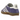 Adidas Gazelle Indoor Collegiate Purple baskets en vue latérale avec tige en daim violet, 3 bandes blanches et semelle gomme