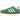 Adidas Gazelle Court Green Footwear White baskets en profil avec tige en daim vert, bandes latérales en cuir blanc et semelle gomme