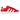 Adidas Campus 00s Better Scarlet baskets en vue laterale avec tige en suede rouge, lacets blancs et bandes iconiques