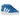 Adidas Campus 00s Blue Bird baskets vue de profil avec une tige en suédine bleue, des bandes blanches et des lacets larges