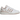 Adidas Forum Low Wonder Taupe baskets vue latérale avec empeigne en cuir beige, bride emblématique, trois bandes blanches et semelle extérieure assortie.