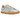 Adidas Samba OG Linen Green Metallic baskets vue latérale avec empeigne en daim vert clair, détails dorés et semelle en gomme