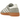 Adidas Handball Spezial Silver Pebble baskets vue latérale avec empeigne en daim gris, détails en cuir blanc et semelle en gomme classique