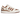 Adidas Forum Low CL Cream White Preloved Brown baskets en vue laterale avec une tige blanc creme et des details marron