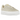 Adidas Gazelle Bold Wonder White baskets en vue laterale avec une tige en daim blanc casse, des details en cuir et une semelle epaisse