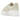 Adidas Gazelle Bold Wonder White baskets vue latérale avec empeigne blanche, les trois bandes emblématiques et une semelle plateforme gomme.