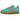 Adidas Gazelle Bold Mint Rush Impact Orange baskets de profil avec tige en suède vert menthe et détails orange