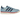 Baskets Adidas SL 72 RS Light Blue Better Scarlet profil, avec empeigne bleu clair, détails rouges, lacets blancs et une semelle gomme texturée