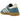 Adidas Handball Spezial Blue White baskets vue latérale avec tige en daim bleu roi, bandes en cuir blanc et semelle en gomme classique