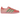 Adidas Gazelle Indoor Pink Spark Preloved Scarlet baskets vue latérale en daim rose avec rayures rouges contrastantes et semelle gomme
