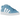 Adidas Campus 00s Light Blue Floral baskets vue latérale avec empeigne en daim bleu clair, bandes blanches iconiques et semelle en gomme