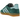 Adidas Gazelle Indoor Collegiate Green baskets vue latérale avec empeigne en daim vert, bandes en cuir blanc et semelle en gomme translucide