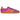 Adidas Gazelle Indoor Purple Burst Velvet baskets vue latérale avec une tige en velours violet vif, des 3 bandes dentelées emblématiques et une semelle gomme.