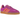 Adidas Gazelle Indoor Purple Burst Velvet baskets en profil latérale classique, dotées d'un design en velours violet, de lacets blancs et d'une semelle en gomme.